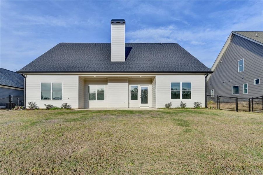 Exterior details and patio area of a home in , Greensboro (Image 24). Exterior details and patio area of a home in , Greensboro (Image 24).