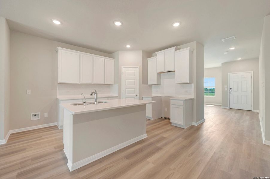 Furnished interior view inside a new home in Mesquite Ridge, San Antonio (Image 6).