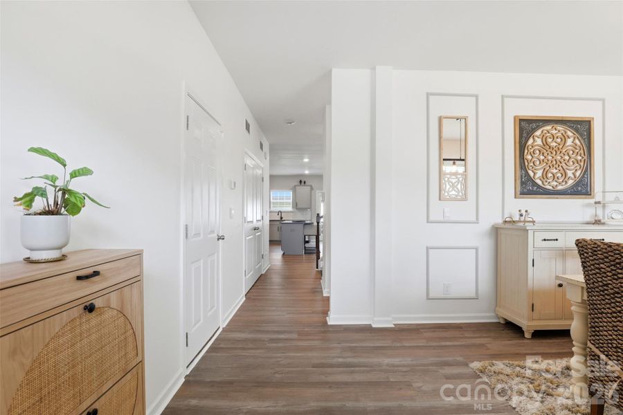 Furnished interior view inside a new home in Secrest Commons, Monroe (Image 27).
