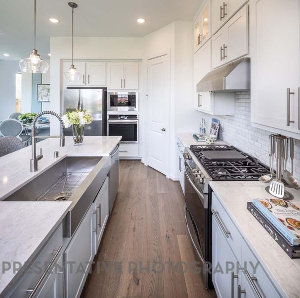 Furnished interior view inside a new home in , Cypress (Image 19).