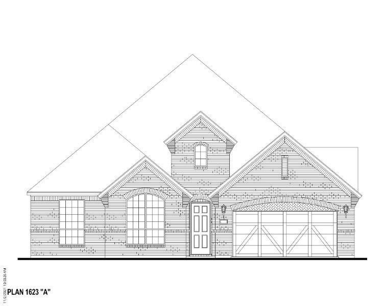 Plan 1623 Elevation A