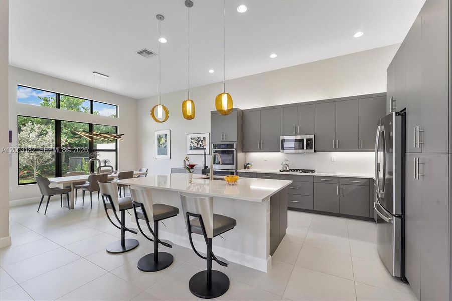 Furnished interior view inside a new home in , Boynton Beach (Image 5). Furnished interior view inside a new home in , Boynton Beach (Image 5).