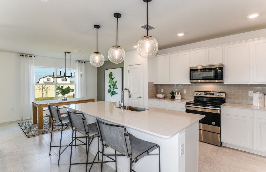 Furnished interior view inside a new home in Oakfield Lakes, Parrish (Image 5).