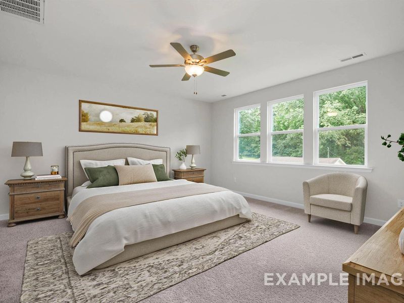 Furnished interior view inside a new home in Ashland, New Hill (Image 3).