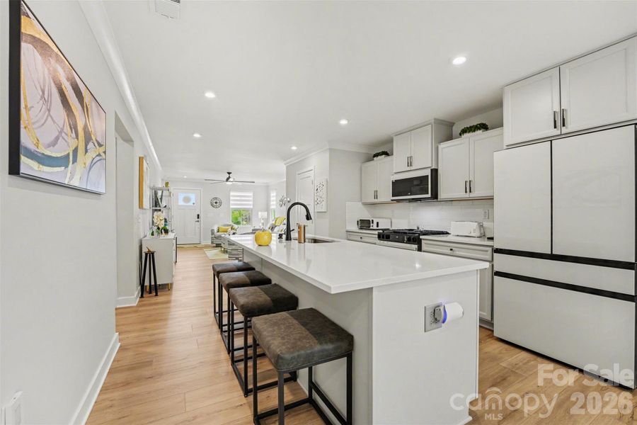 Furnished interior view inside a new home in Smith Village Townhomes, Troutman (Image 12).