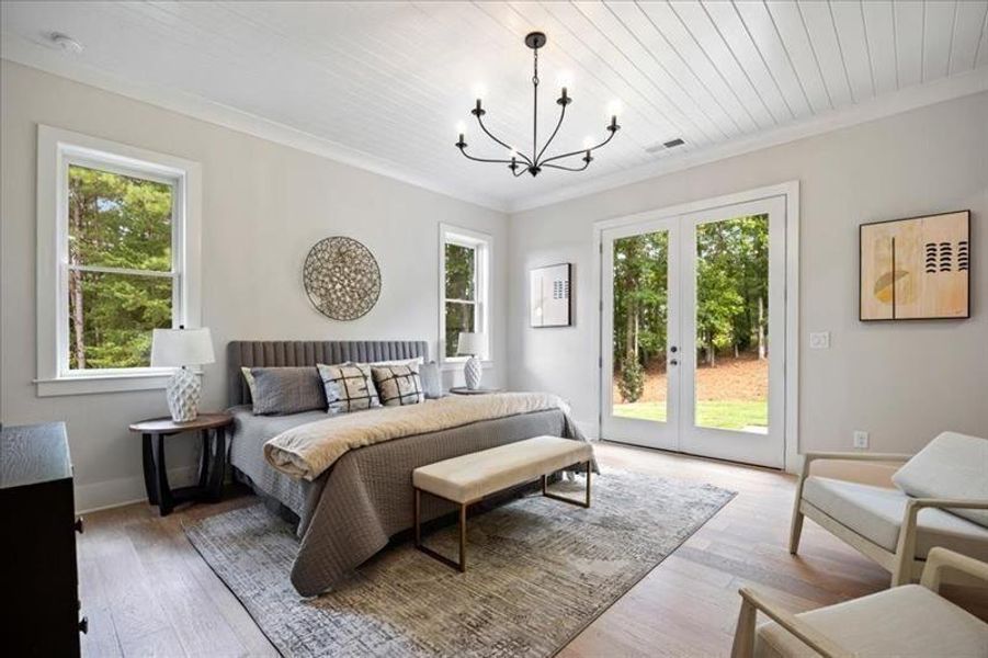 Furnished interior view inside a new home in Crossroads, Alpharetta (Image 5).