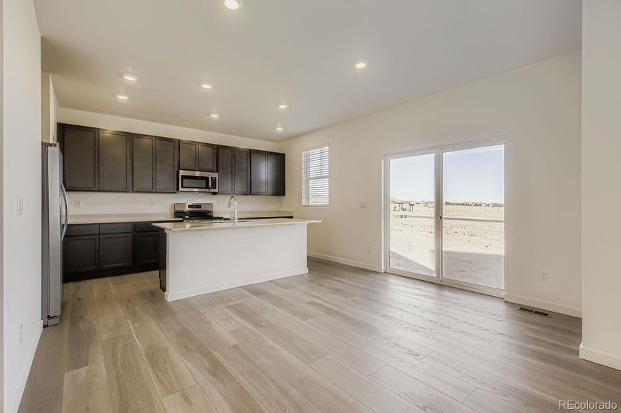 Furnished interior view inside a new home in Riano Ridge, Loveland (Image 6). Furnished interior view inside a new home in Riano Ridge, Loveland (Image 6).