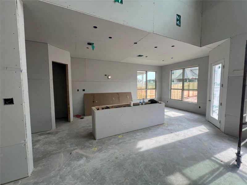 View of unfurnished living room