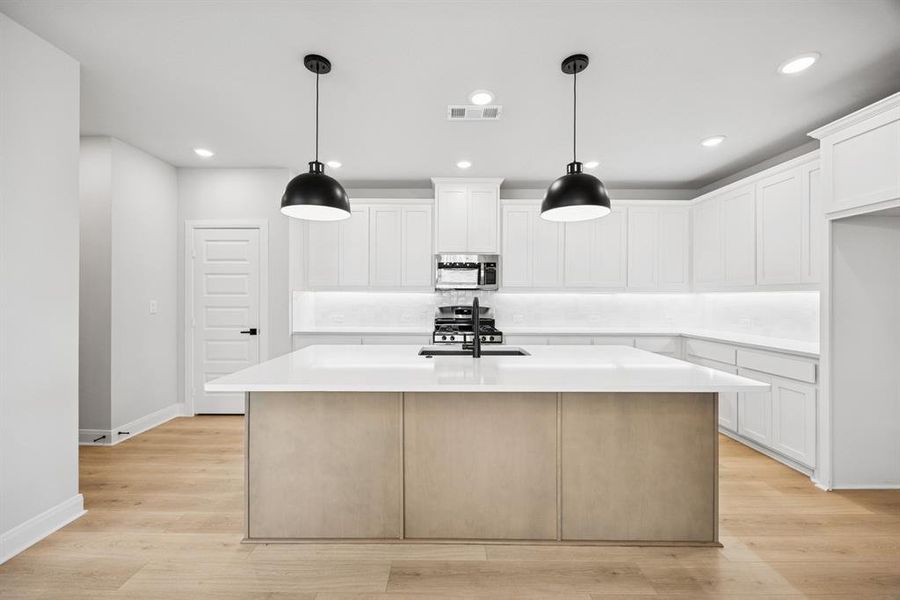 Furnished interior view inside a new home in Talia – Cottage Series, Mesquite (Image 9). Furnished interior view inside a new home in Talia – Cottage Series, Mesquite (Image 9).