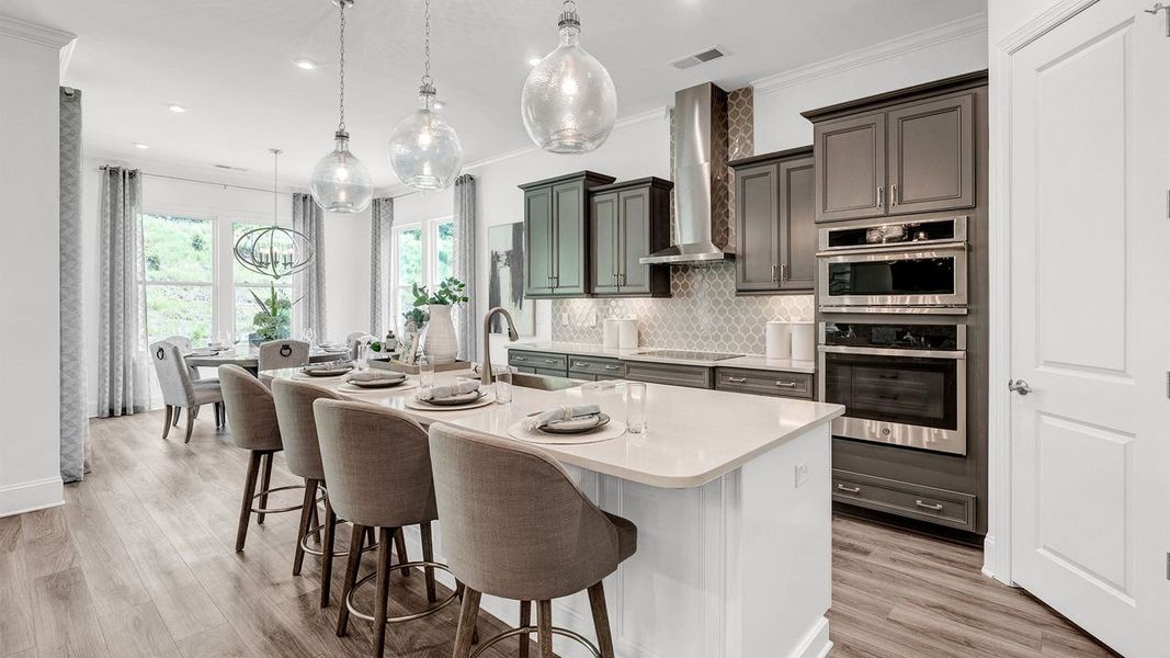 Kitchen onto Dining