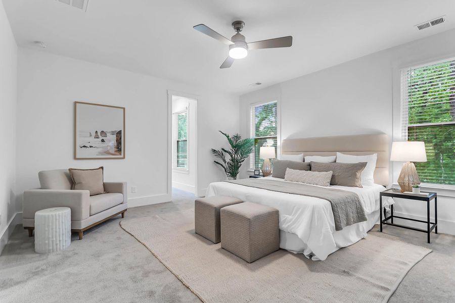 Furnished interior view inside a new home in , Summerville (Image 10).