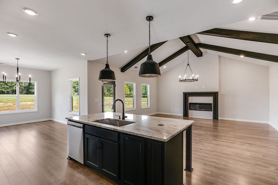 Furnished interior view inside a new home in LOVVORN ESTATES, Carrollton (Image 12).