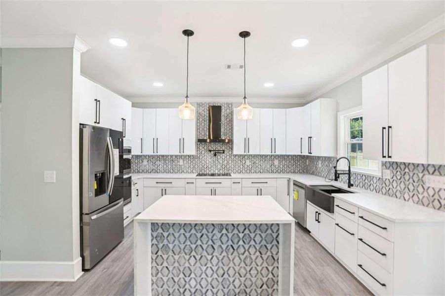 Furnished interior view inside a new home in , Lilburn (Image 6). Furnished interior view inside a new home in , Lilburn (Image 6).