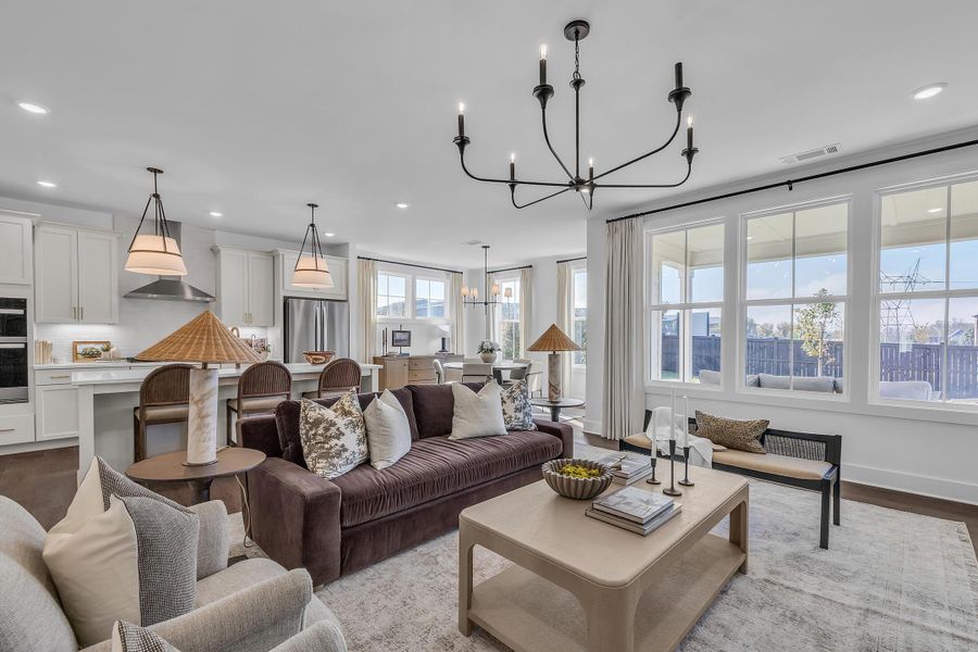 Furnished interior view inside a new home in Wildflower, Chattanooga (Image 10).