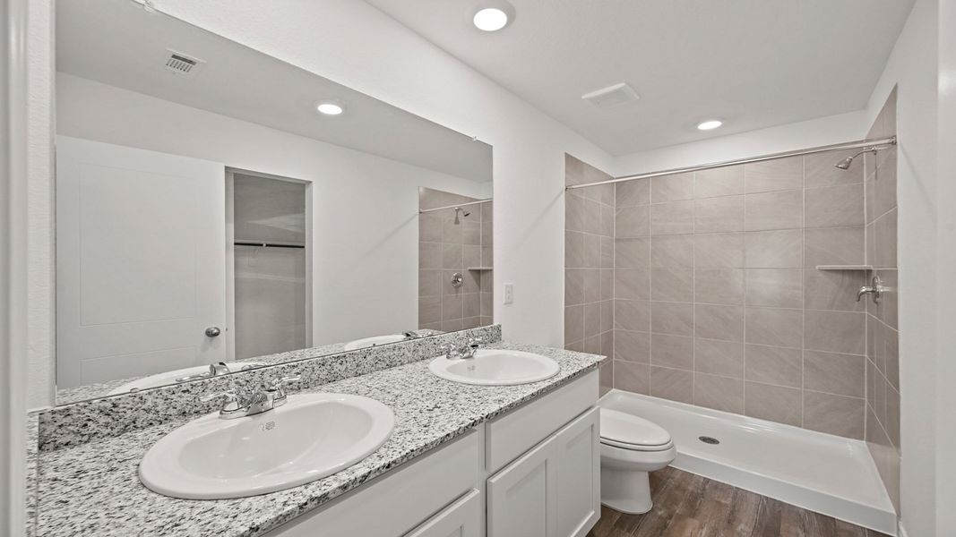 Furnished interior view inside a new home in McCrorey Trails, Conroe (Image 6).