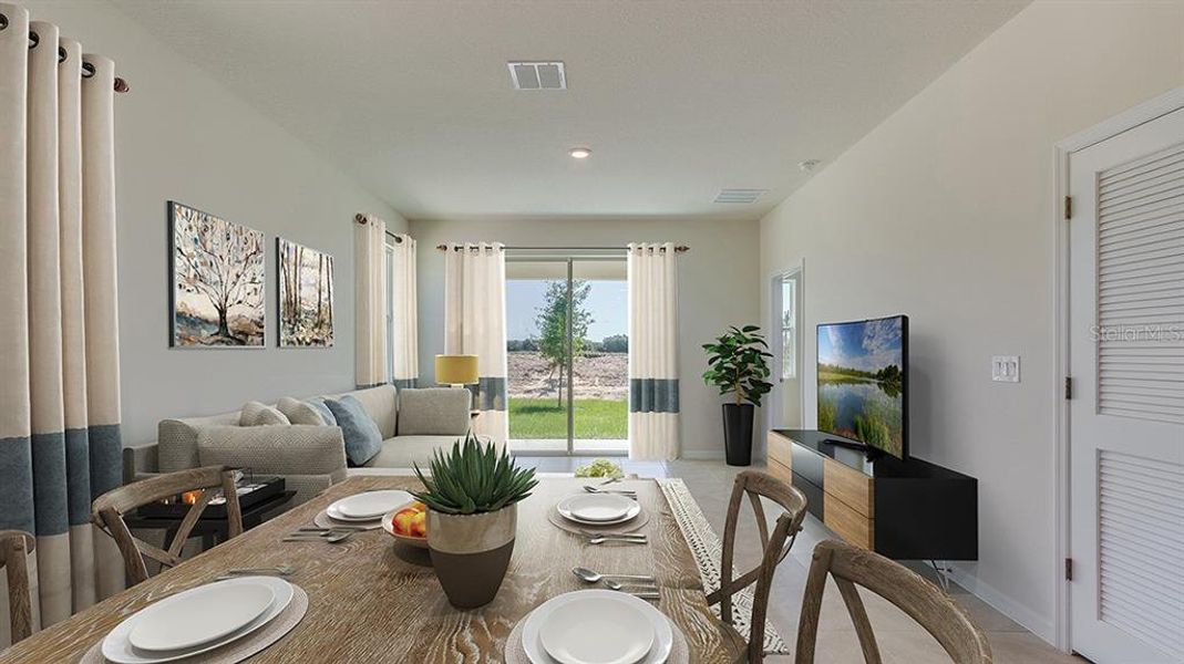 Furnished interior view inside a new home in Twisted Oaks, Wildwood (Image 6).
