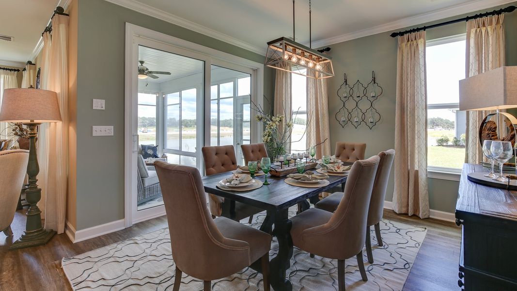 Representative furnished interior of a home built from the The Shorebreak by Chesapeake Homes in Bridgewater - Shorehaven Village, Little River (Image 11).