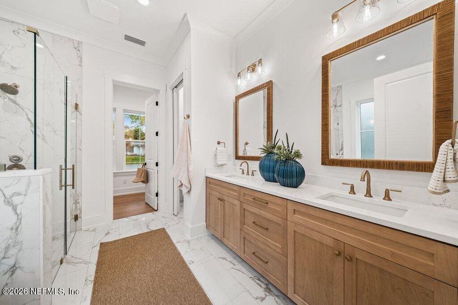 Furnished interior view inside a new home in , Jacksonville (Image 63).