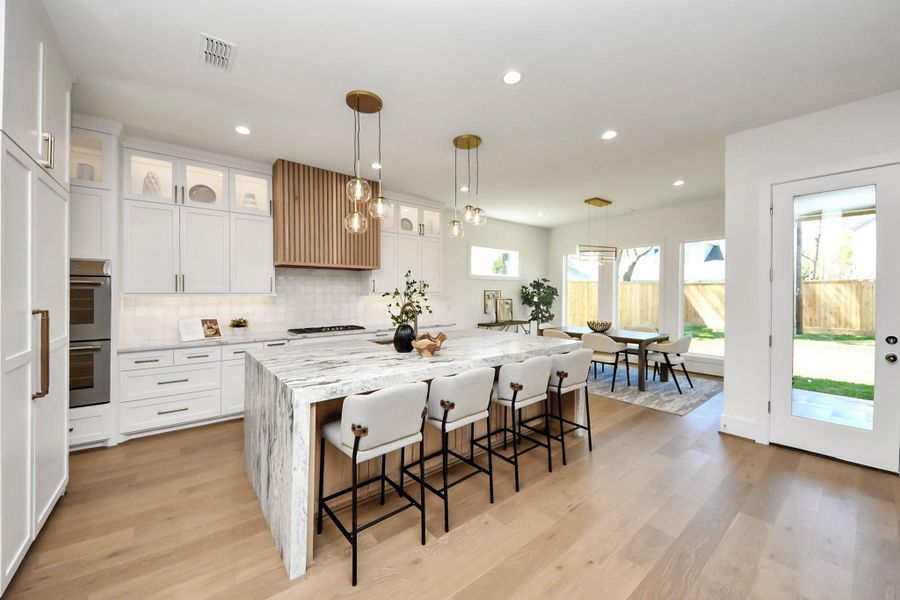 Furnished interior view inside a new home in , Houston (Image 41).