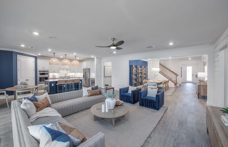 Open gathering room - perfect for entertaining