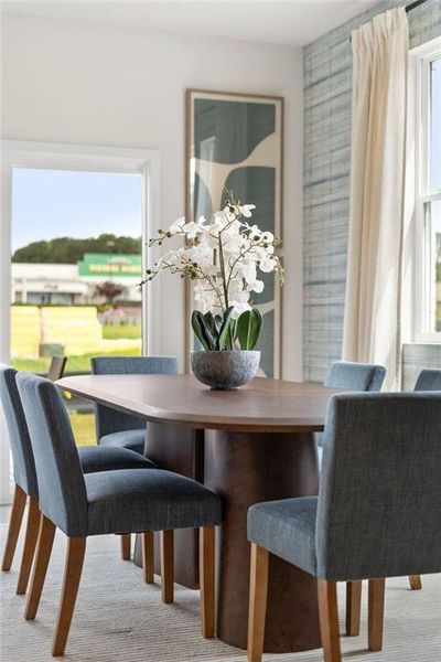Furnished interior view inside a new home in Magnolia Square, Austell (Image 19).