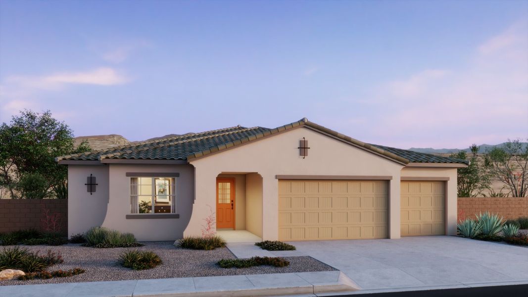 Representative exterior photo of a completed home built from the Forest by Mattamy Homes in Saguaro Reserve II, Marana, AZ (Image 21).