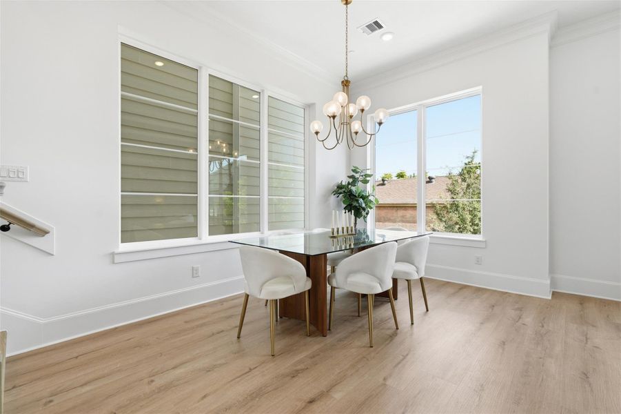 Furnished interior view inside a new home in , Houston (Image 5).