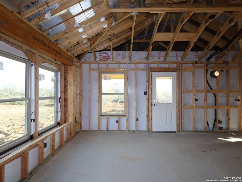 In-progress construction of a new home in Chaparral Ranch, Floresville, TX (Image 15). In-progress construction of a new home in Chaparral Ranch, Floresville, TX (Image 15).