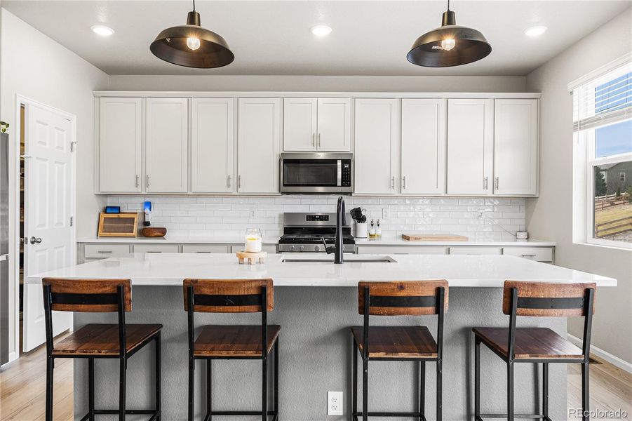 Furnished interior view inside a new home in Poudre Heights: The Alpine Collection, Windsor (Image 39).