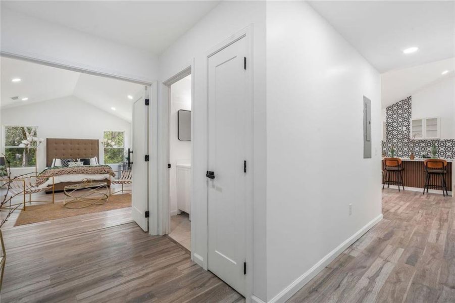 Furnished interior view inside a new home in , Atlanta (Image 8).