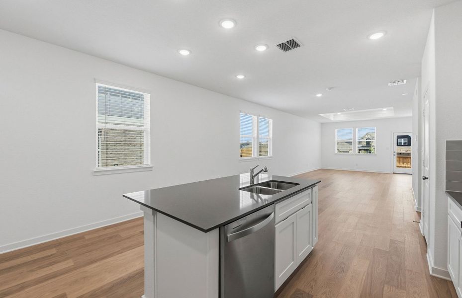 Furnished interior view inside a new home in Sunfield, Buda (Image 7).