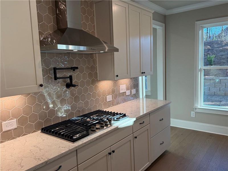 Furnished interior view inside a new home in Ford Landing, Acworth (Image 4).