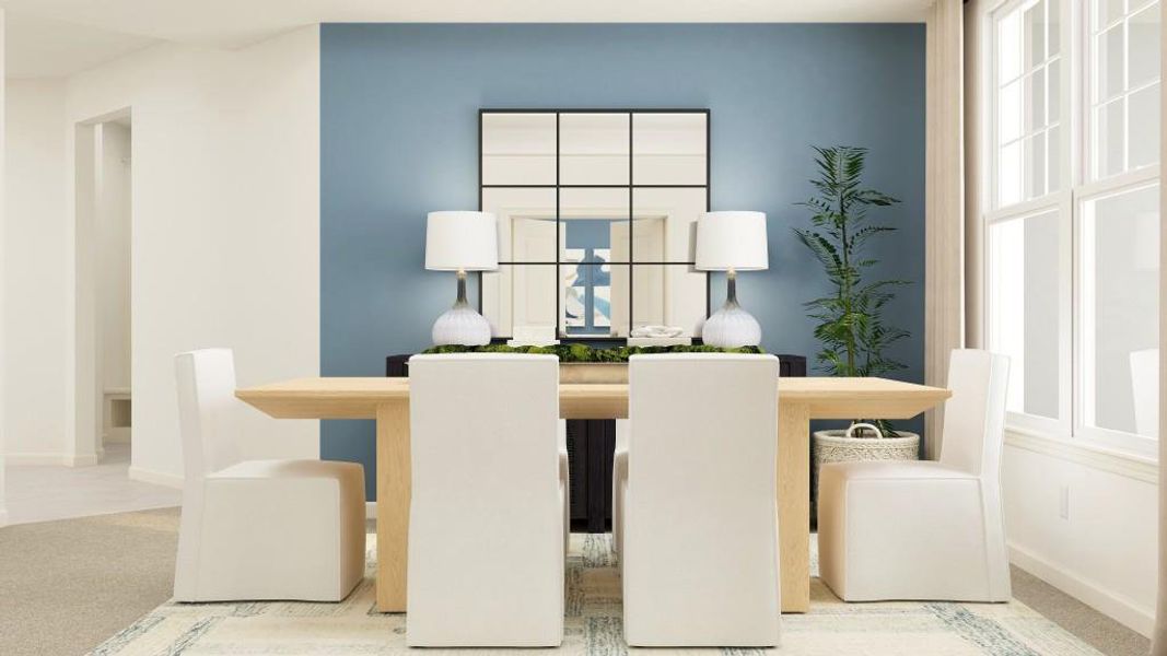 Furnished interior view inside a new home in Deer Valley, Canton (Image 15).