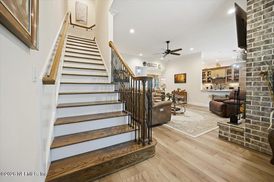 Furnished interior view inside a new home in , Green Cove Springs (Image 6).