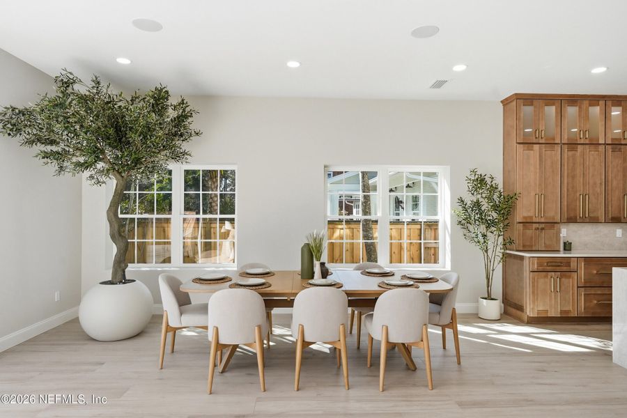 Furnished interior view inside a new home in , Atlantic Beach (Image 10).