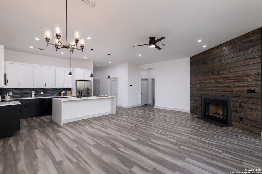Furnished interior view inside a new home in , Fischer (Image 12).