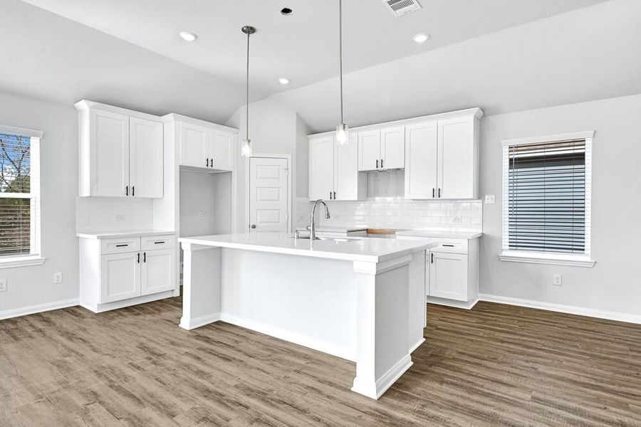 Representative furnished interior of a home built from the Artemis 2027NC by Saratoga Homes in Aldine Pines, Houston (Image 5). Representative furnished interior of a home built from the Artemis 2027NC by Saratoga Homes in Aldine Pines, Houston (Image 5).
