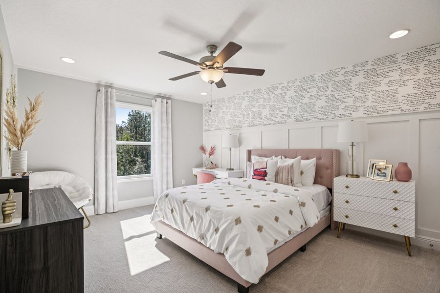 Representative furnished interior of a home built from the Palmer Executive by Risewell Homes in Bargrove Estates, Mount Dora (Image 30).