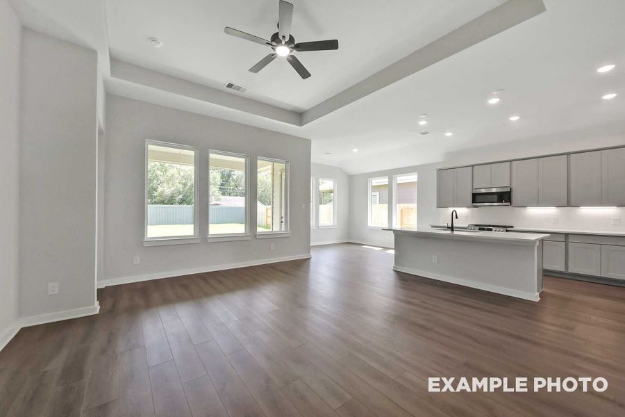 Representative unfurnished interior of a home built from the The Sequoia by Davidson Homes LLC in Sundance Cove, Crosby (Image 24).