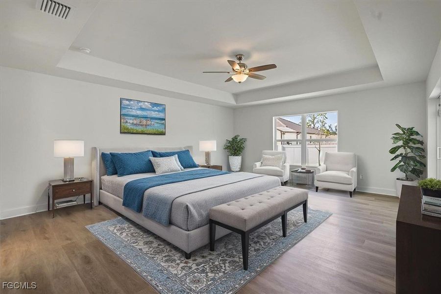 Furnished interior view inside a new home in Cape Coral, Cape Coral (Image 6). Furnished interior view inside a new home in Cape Coral, Cape Coral (Image 6).