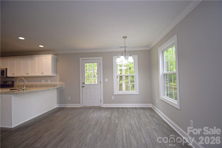 Spacious, unfurnished interior of a new home in , Hickory (Image 39).