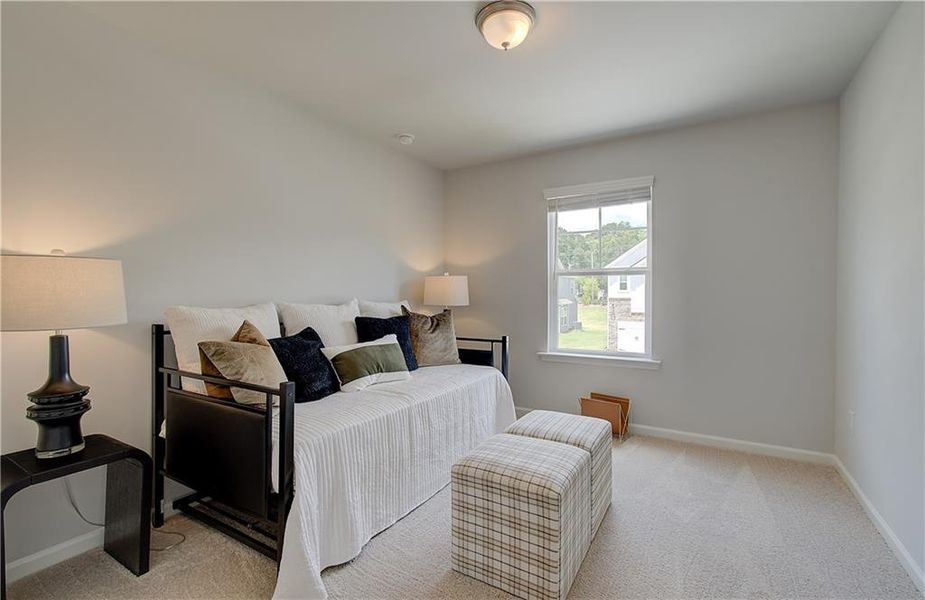 Furnished interior view inside a new home in Enclave at Evergreen, Fairburn (Image 15).
