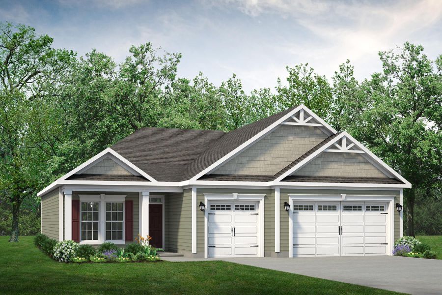 Representative exterior photo of a completed home built from the The Wave Crest by Chesapeake Homes in The Willows, Loris, SC (Image 26).