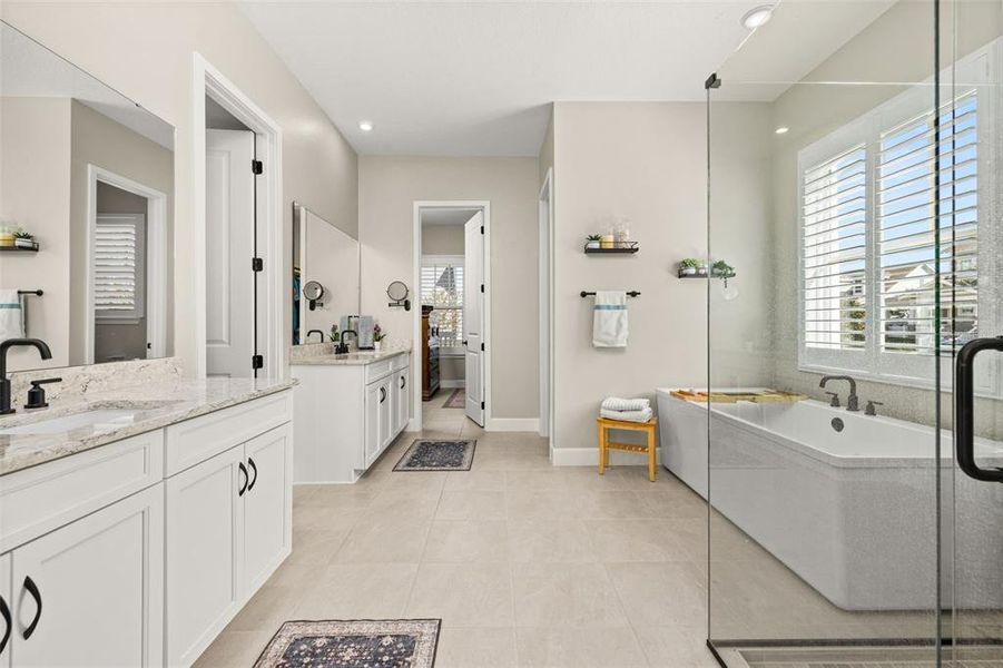 Furnished interior view inside a new home in , Celebration (Image 82).