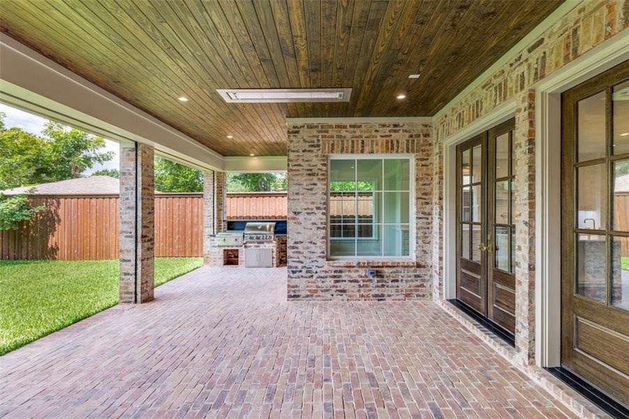 Exterior details and patio area of a home in , Dallas (Image 23). Exterior details and patio area of a home in , Dallas (Image 23).
