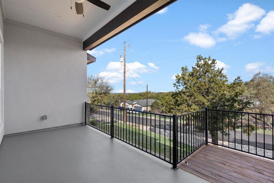 Exterior details and patio area of a home in , Lago Vista (Image 4).