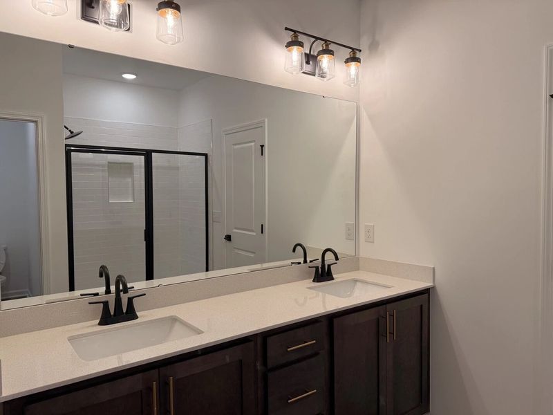 Primary Bath featuring AW Collection® Oxford - Organic textures paired with bold, classic design.