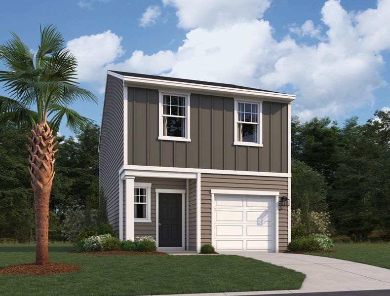 Representative exterior photo of a completed home built from the Lantern by Starlight Homes in Pinckney Place, North Charleston, SC (Image 1).
