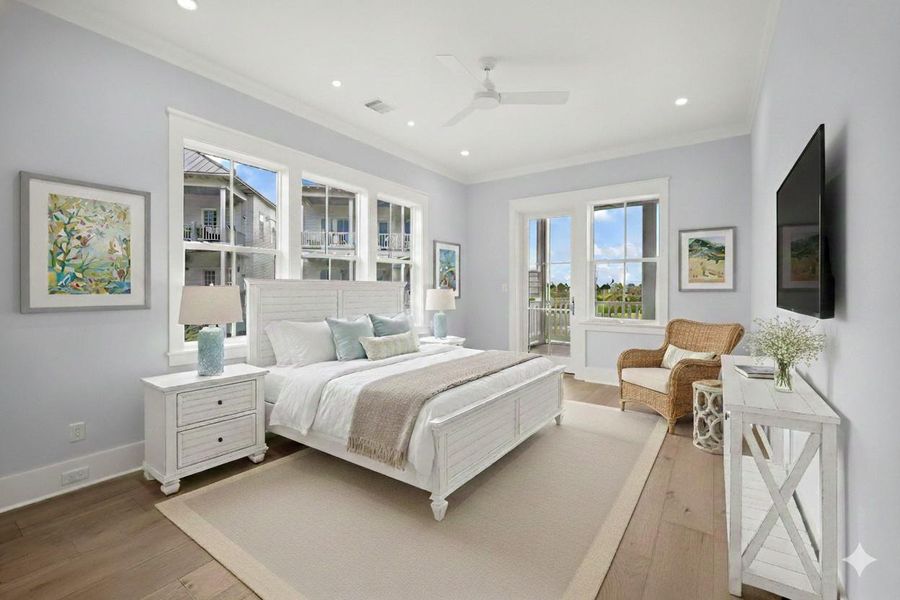 Primary Bedroom - Virtually Staged