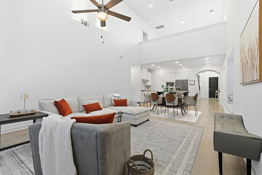 High ceilings and natural light galore! High ceilings and natural light galore!